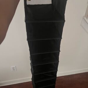 Black Hanging Closet Organizer